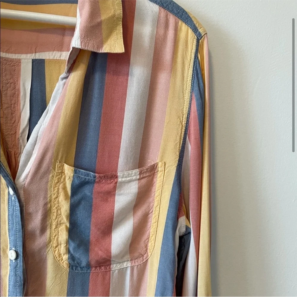 Velvet Heart Pastel Striped Shirt - Picture 4 of 11